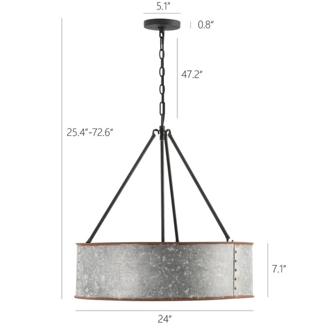 Baxter Industrial Metal Drum Pendant Light size.webp__PID:f6095667-022f-41a5-9a59-73dad9868cd5