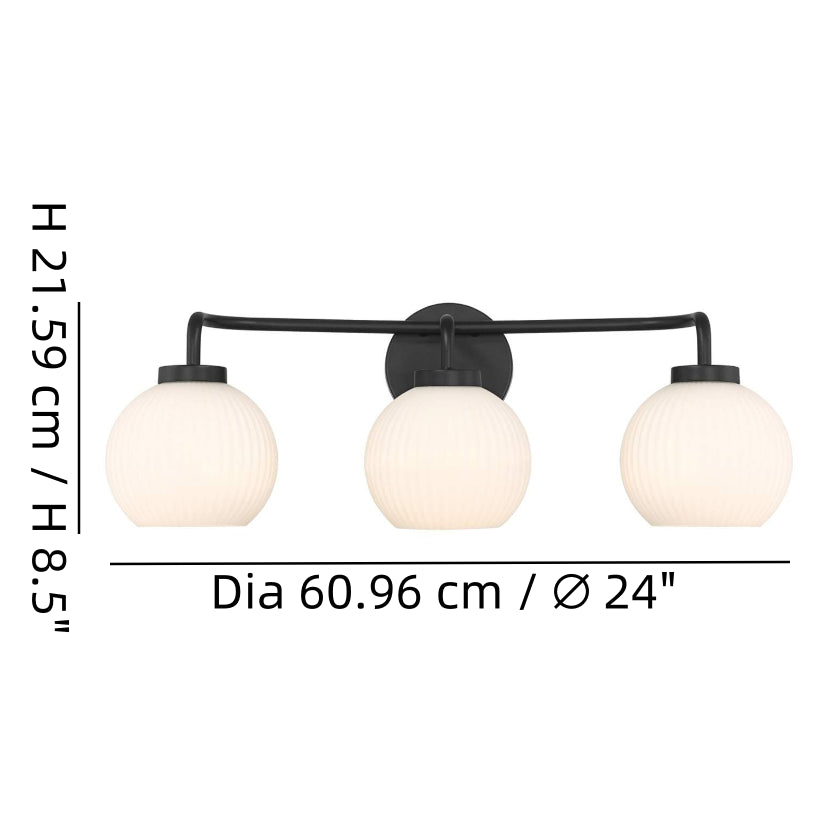 Vero Minimalist 3-Light Milk Glass Wall Sconce size.webp__PID:8bc26874-796f-4f2c-a051-0203af276b1d