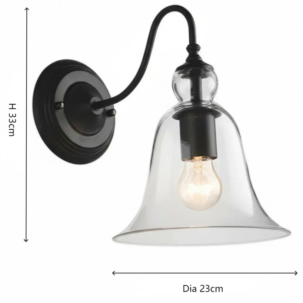 Riggs Clear Glass Bell Shade Wall Light.webp__PID:0fc00b88-e9ac-4a18-a033-5ee67762d9f0