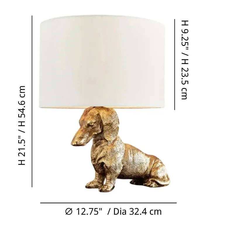 Mirel Vintage Fabric  Metal Animal-Shaped Table Lamp size3.webp__PID:be39aeca-3e8f-47c2-b82e-14abb8806ba9