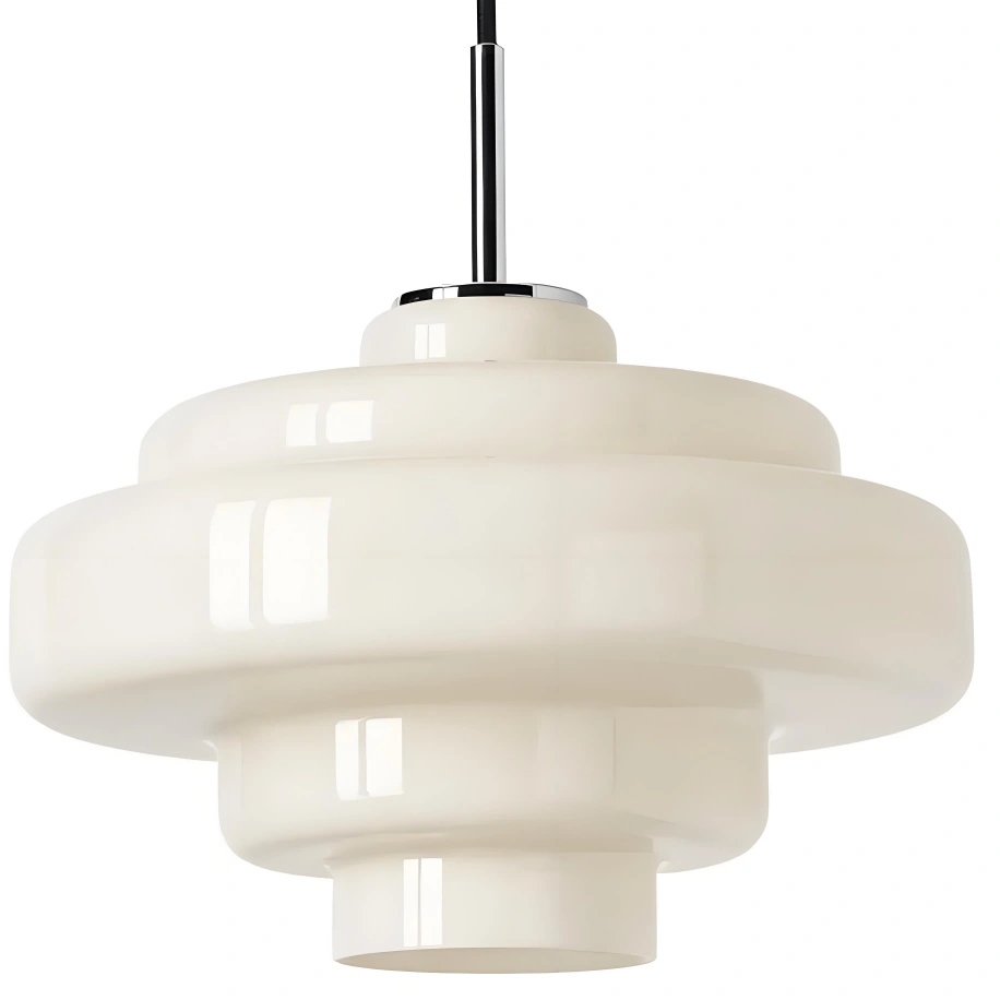 Ivon single pendant option: White Milk