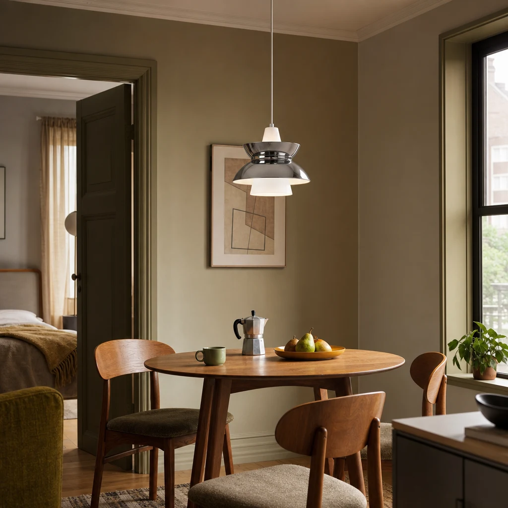 Lámpara colgante Doo Wop para habitación de 3 plazas