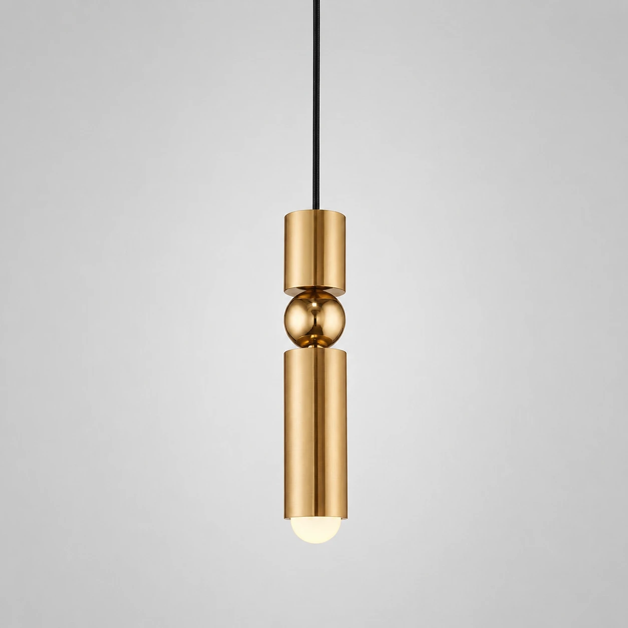 Pendentif Fulcrum finition or