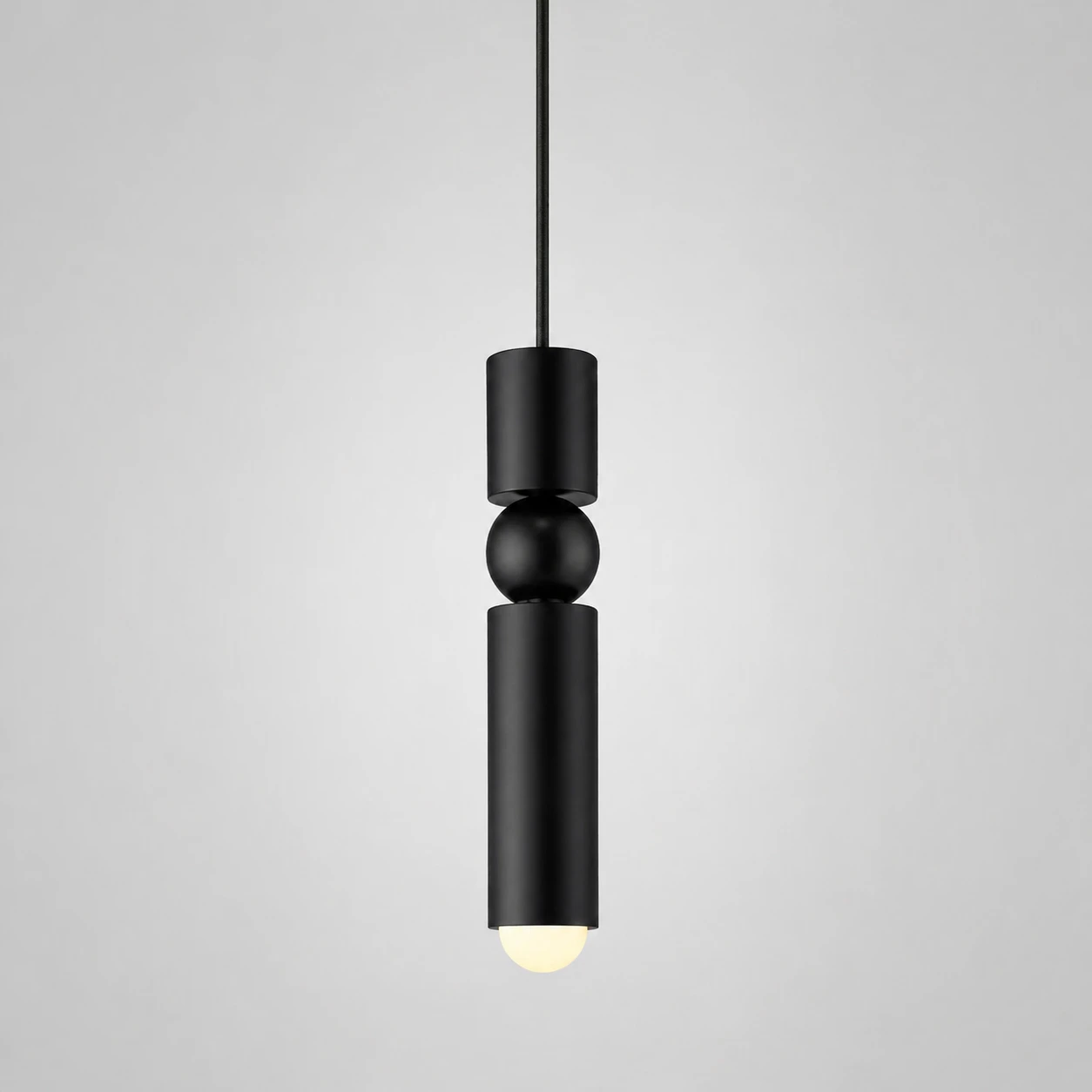 finition pendentif Fulcrum noir
