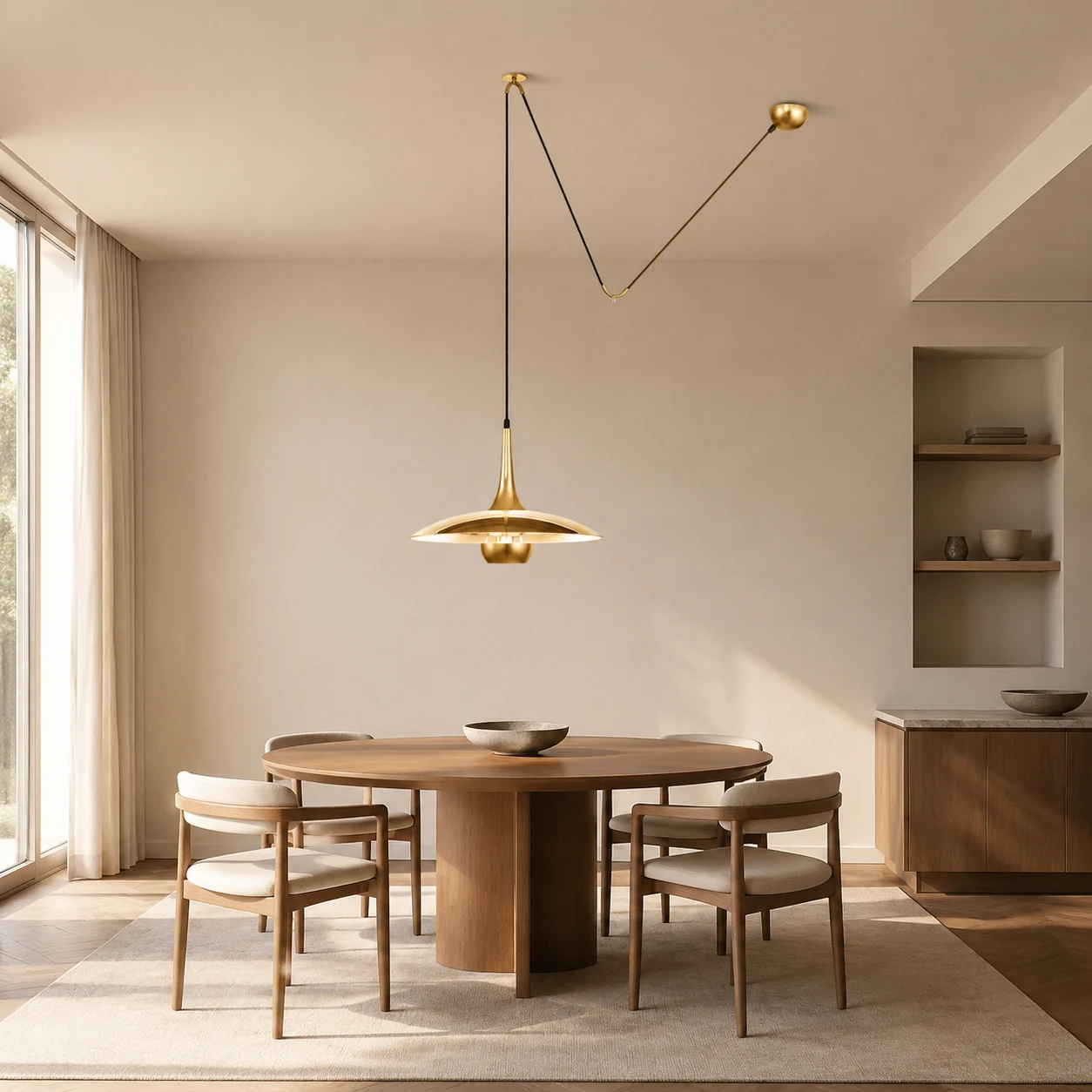 Suspension Onos au-dessus d'une table à manger