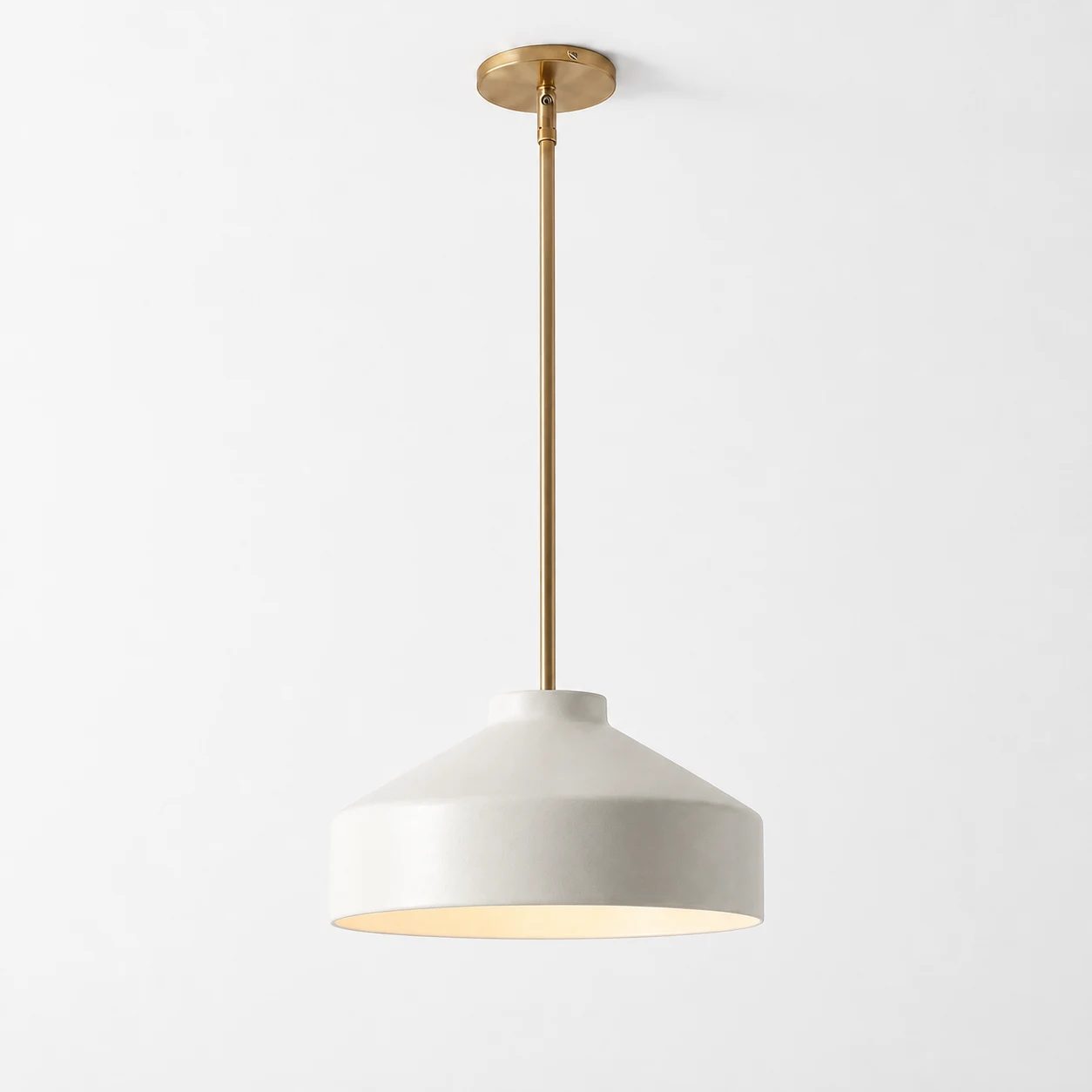sku 16"-Powder Coated Ivory-Antique Brass-1208344
