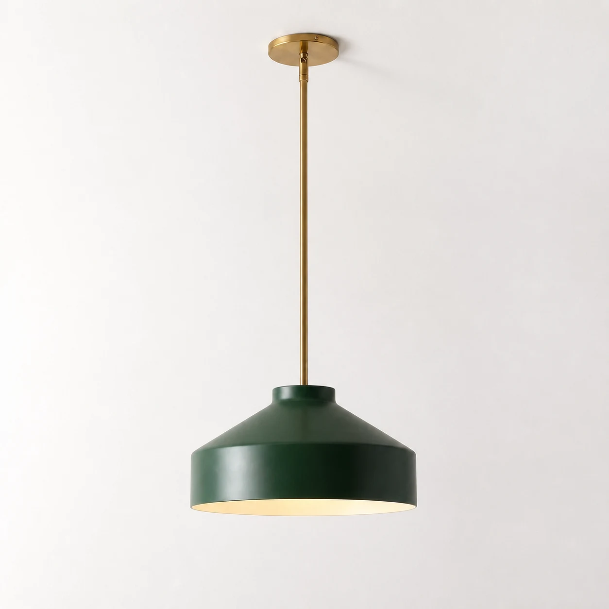 sku 16"-Powder Coated Dark Olive-Antique Brass-1208342