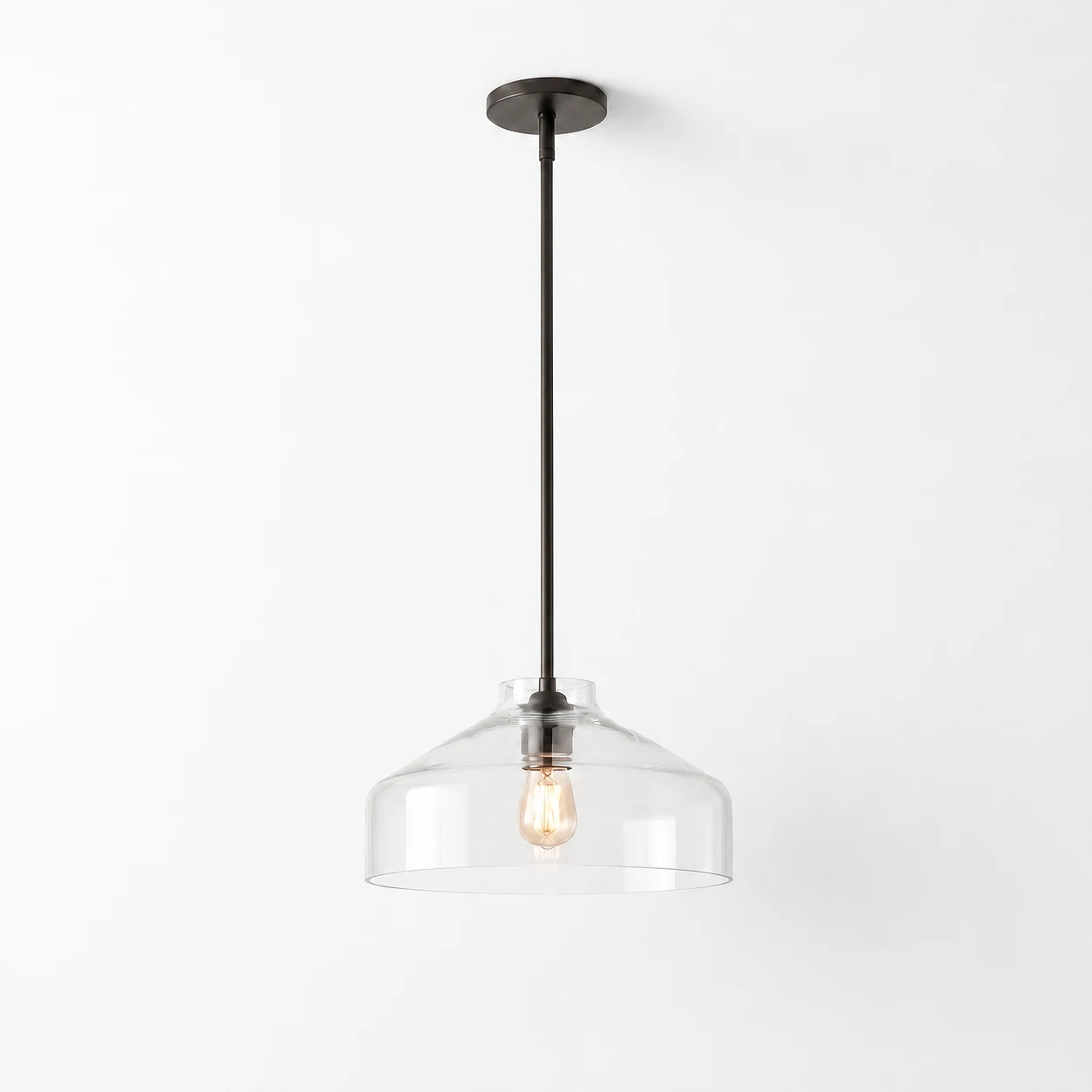 sku 16"-Clear Glass-Dark Bronze-1208347