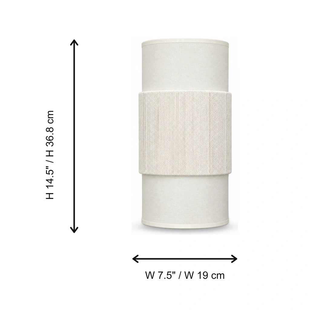 Lampada da parete cilindrica minimalista in lino Freya Nordic4.webp__PID:369ed47b-7ffe-44a4-b9ad-6961a3eb2555