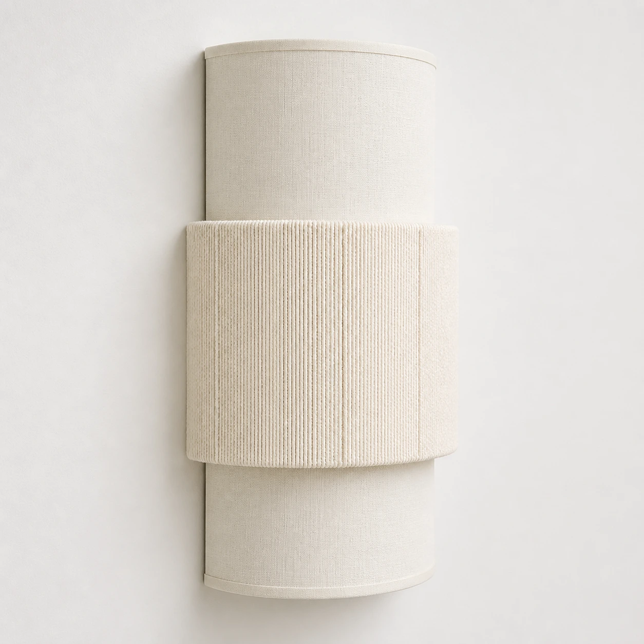 Lampada da parete cilindrica minimalista in lino Freya Nordic1.webp__PID:42d5e08b-369e-447b-bffe-74a4b9ad6961