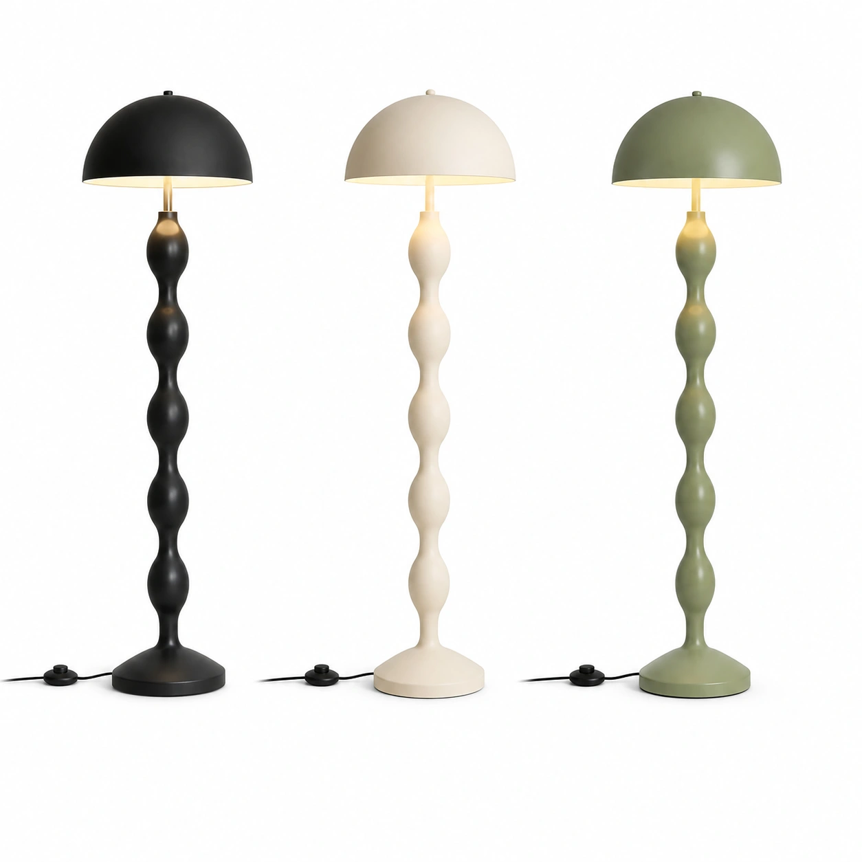 Black, Beige and Green