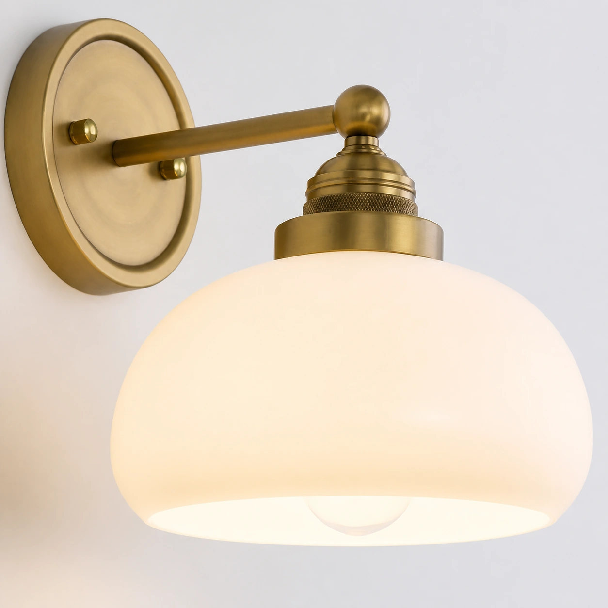 Milk-White Glass Shade