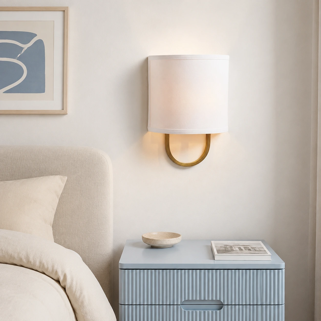 Edena Modern Fabric Shade Metal Wall Sconce7.webp__PID:68457d8e-ebf3-4243-9052-86ecee2ce242