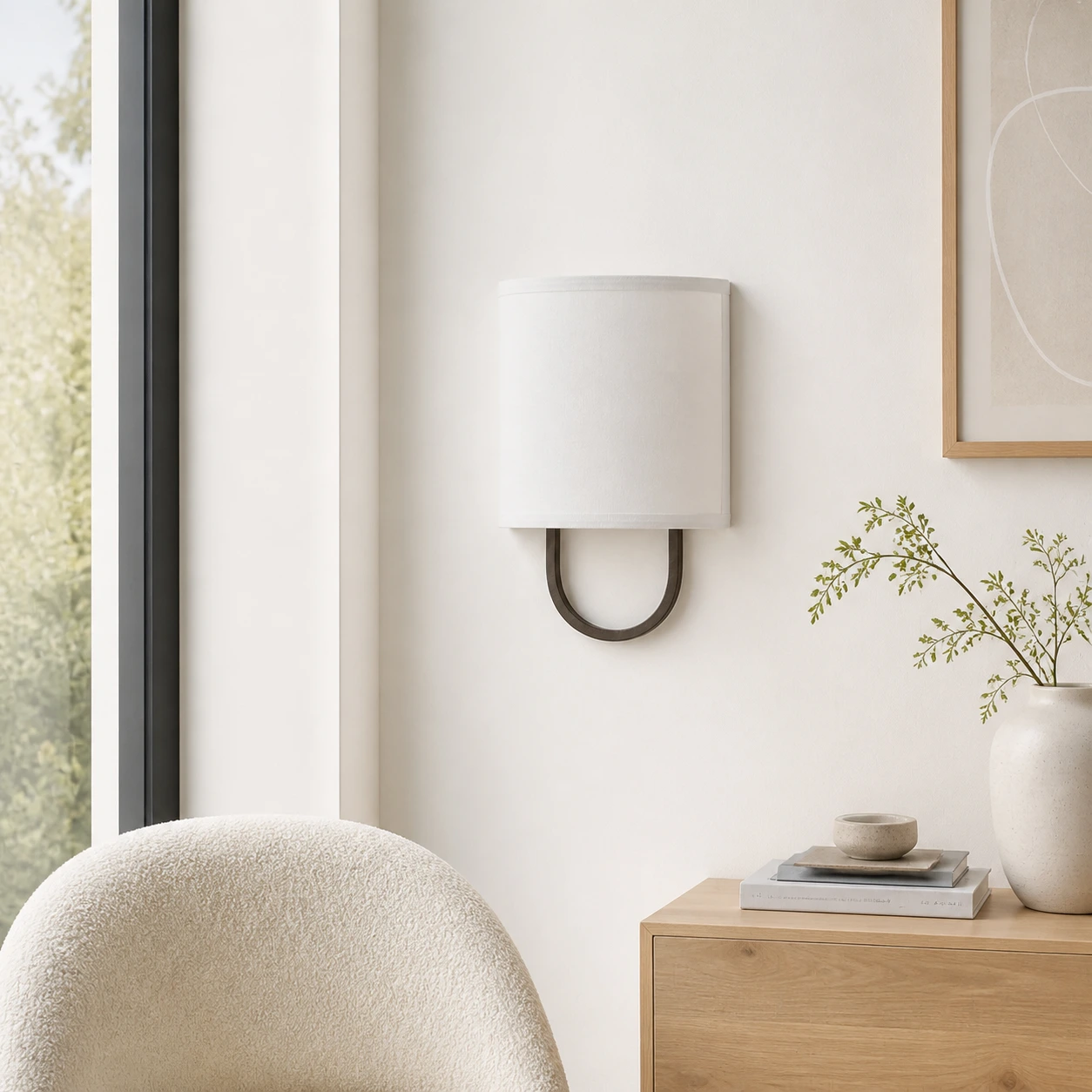 Edena Modern Fabric Shade Metal Wall Sconce18.webp__PID:fdbbeb07-33c2-4c68-857d-8eebf3e24350