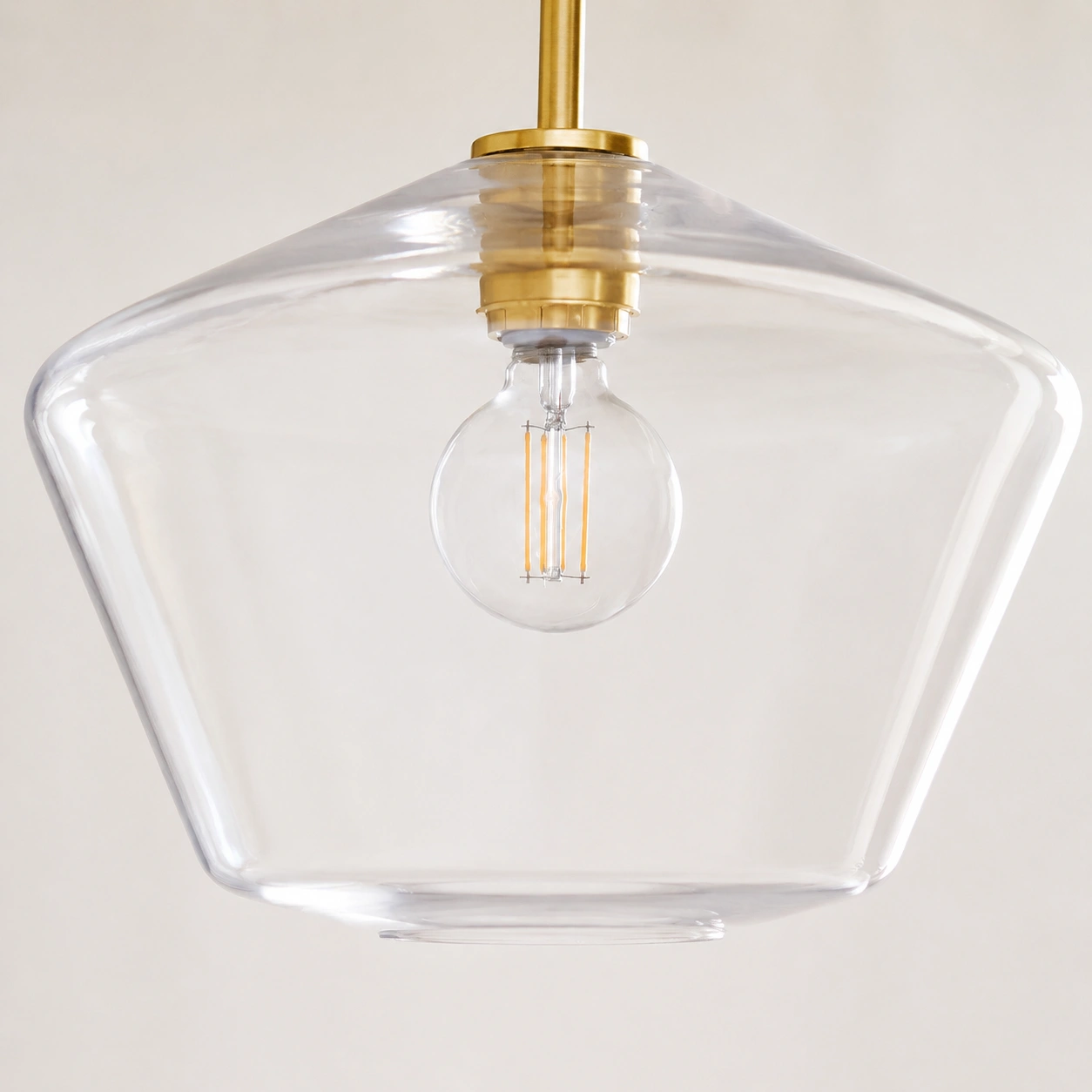 detail clear glass
