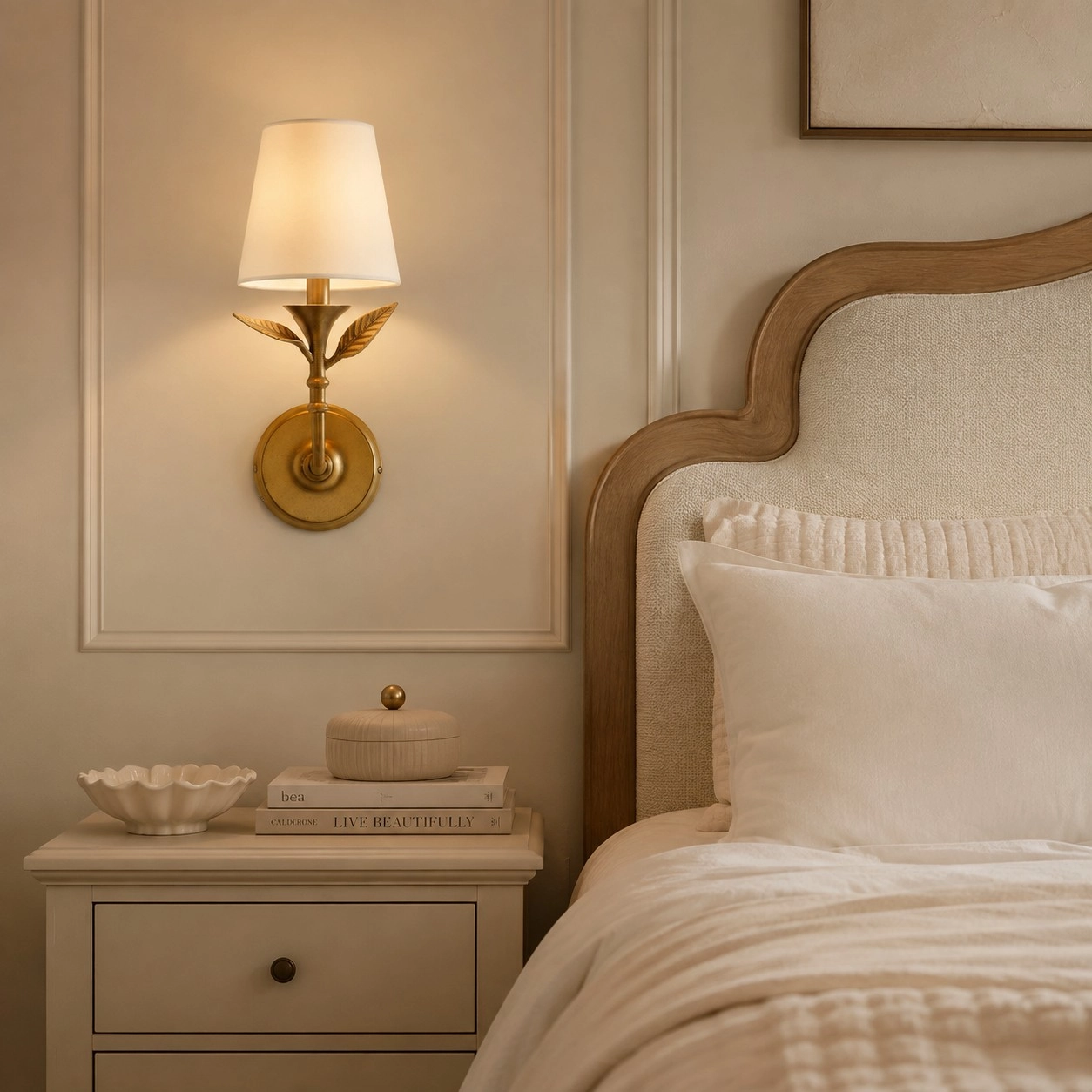 Porcelain flush mount lifestyle scene