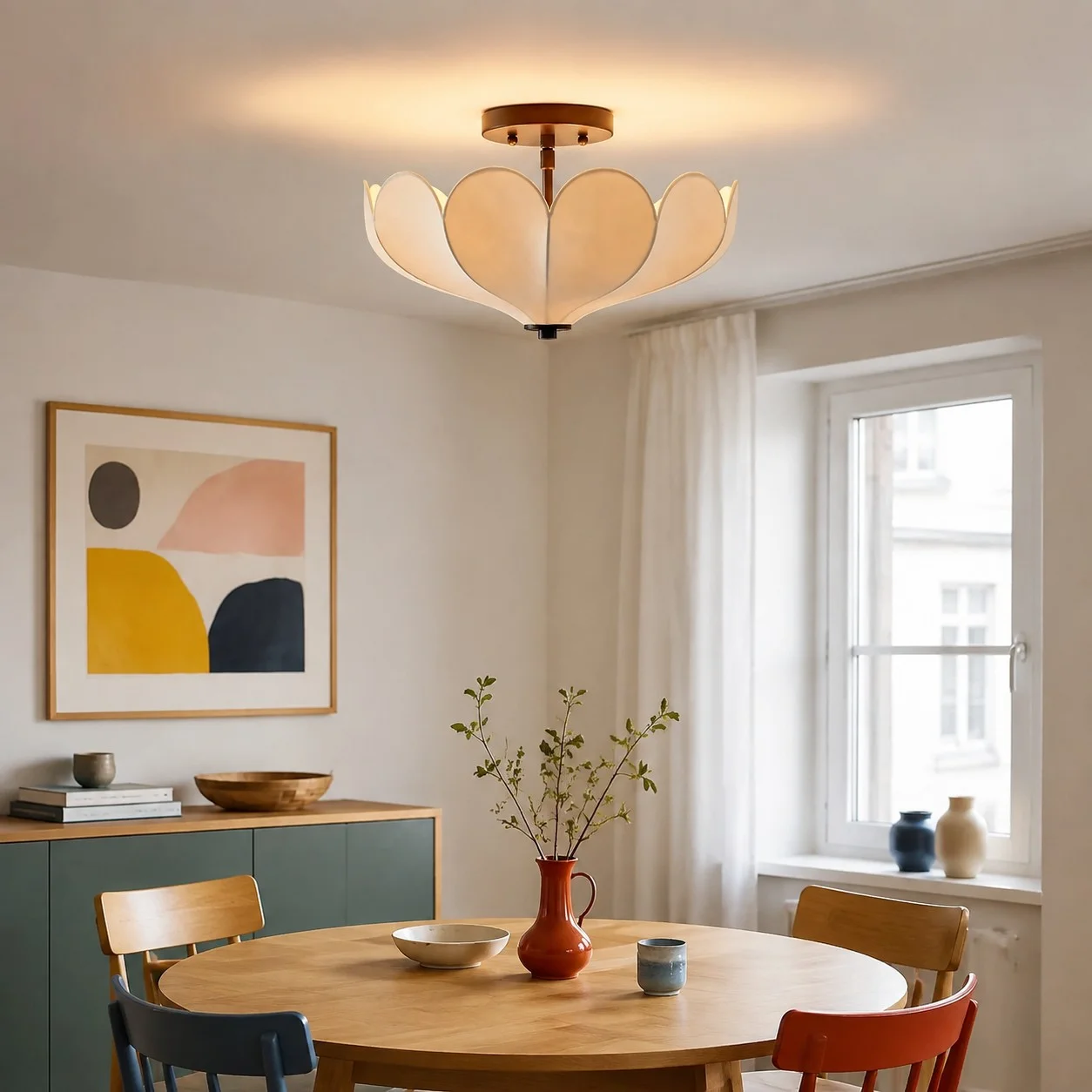 Inigo ceiling light above a dining table