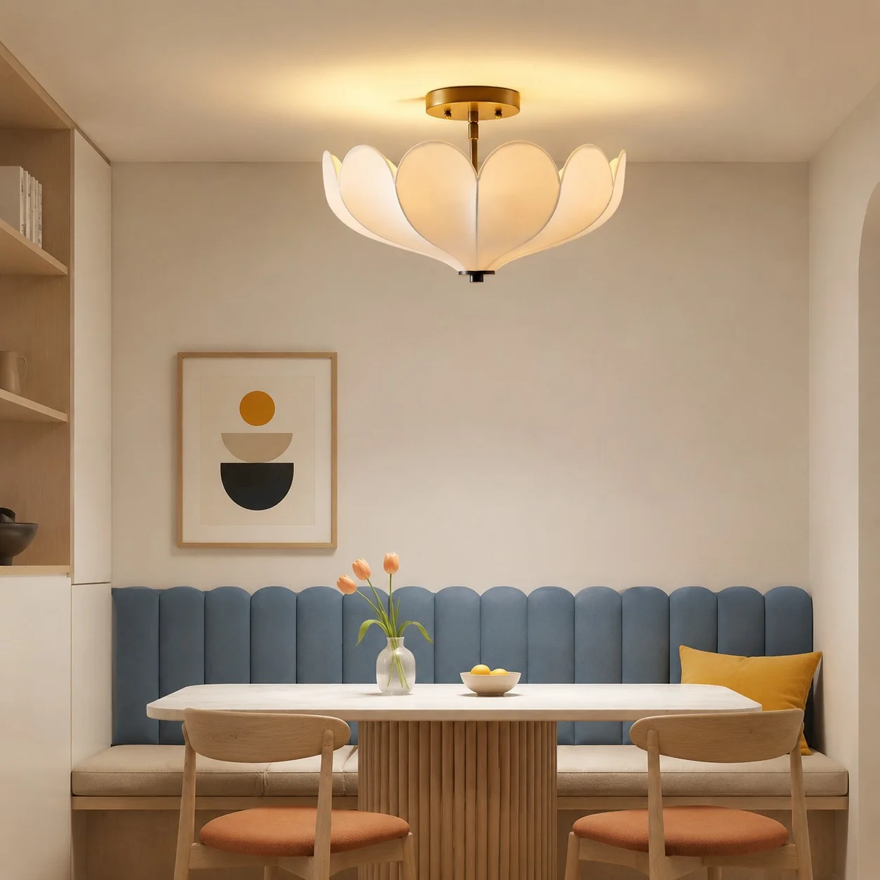 Inigo ceiling light above a dining nook