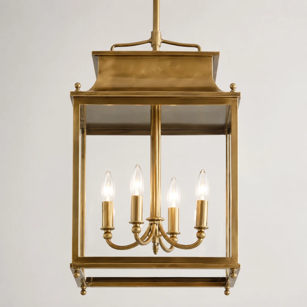 Makhai Industrial Outdoor Lantern Glass Pendant Light - 09 detail candle arms
