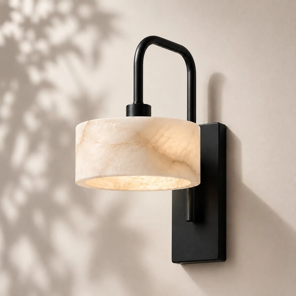 Alabaster Cylinder / Metal · on