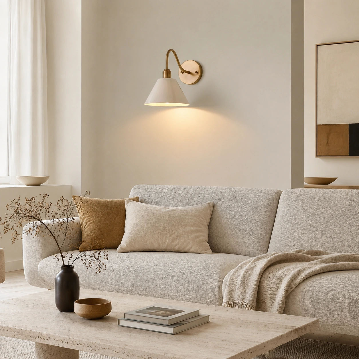 Penia wall sconce room scene 5