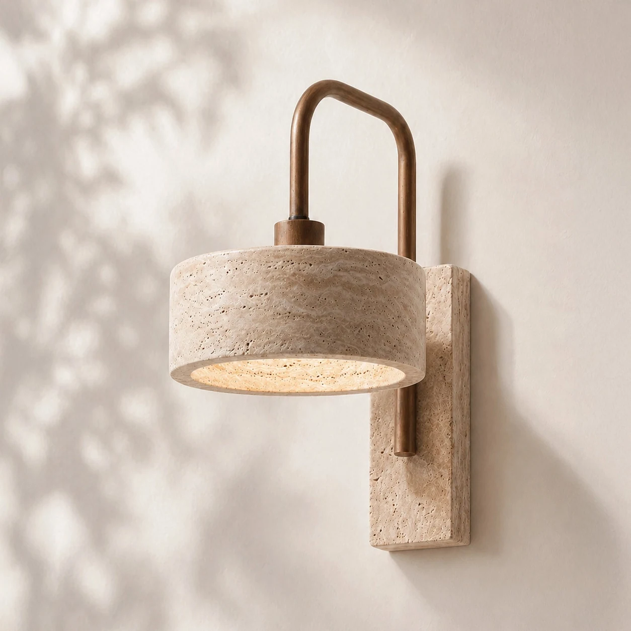 Travertine Cylinder / Stone · off