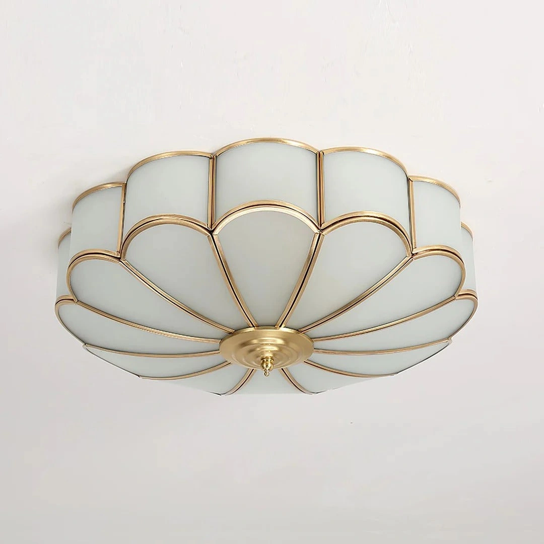 Cleo ceiling light switched off on a white background