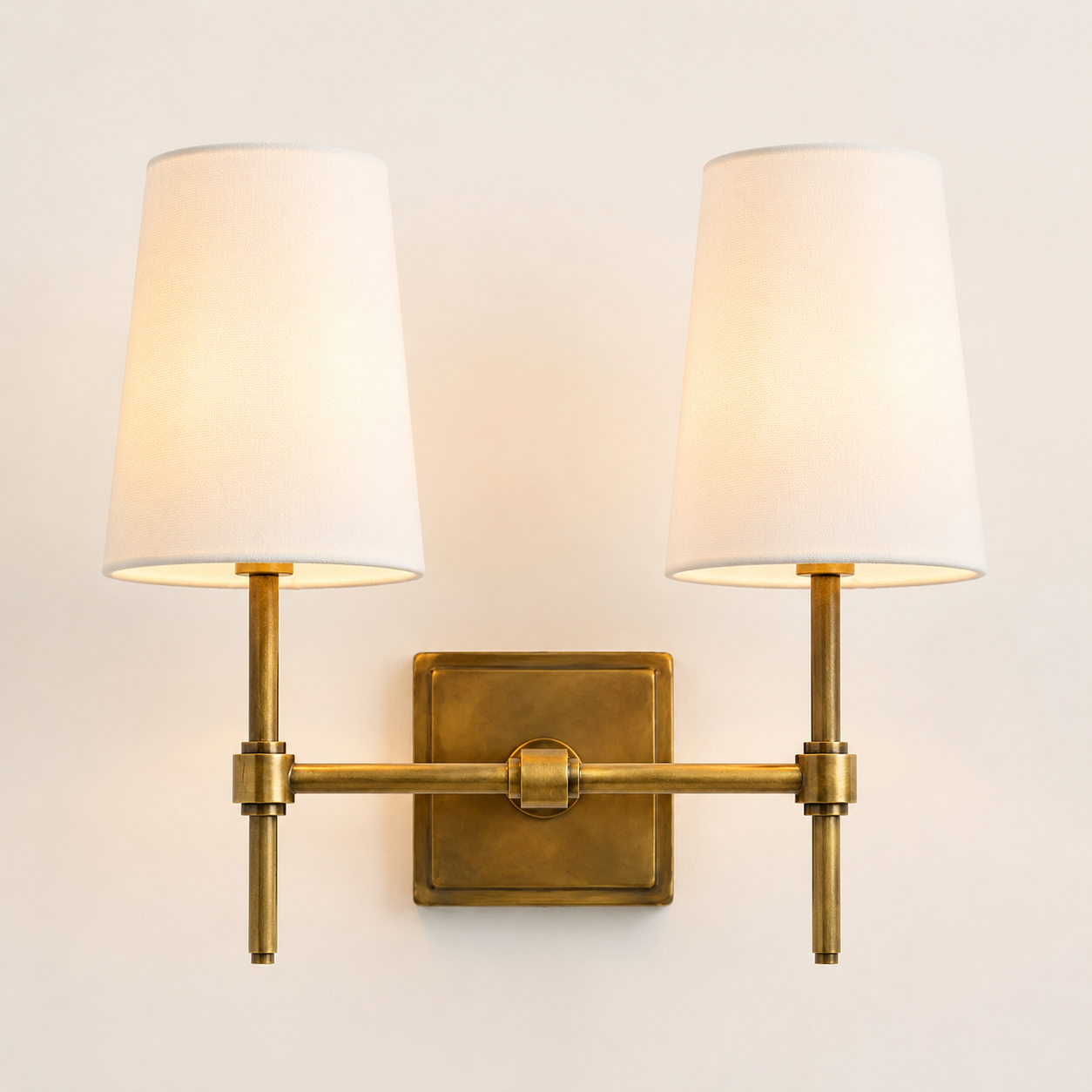 sku 2 heads 12 30 5 cm tumbled brass on