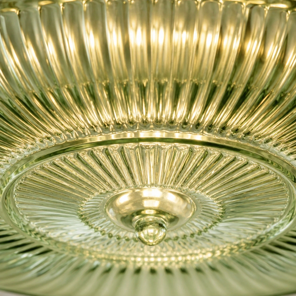 Engraved glass detail