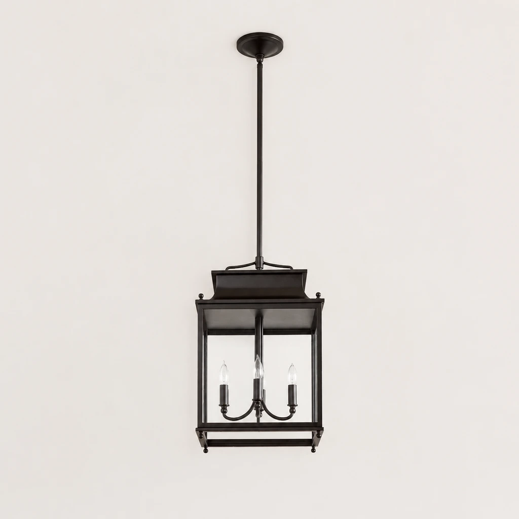 Makhai Industrial Outdoor Lantern Glass Pendant Light - sku oil bronze off