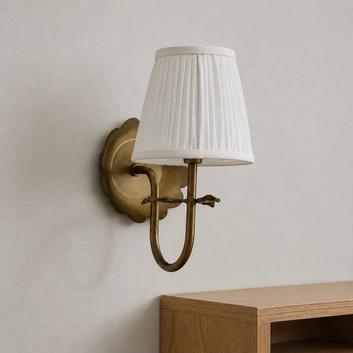 Sandra Vintage Pleated Cotton Shade Wall Sconce off.webp__PID:08bf1d49-3c41-474b-9c75-0a2c32dee393