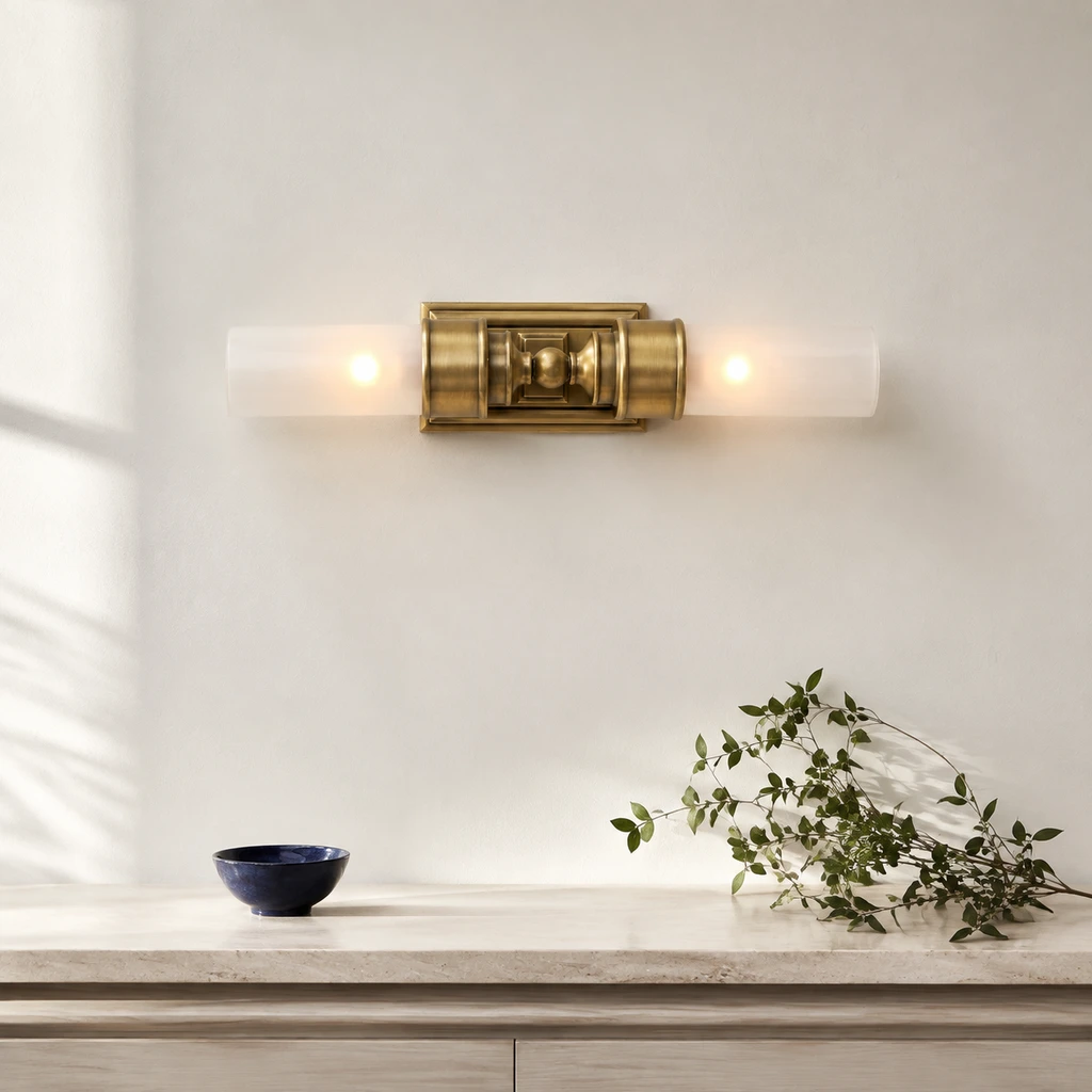 Porcelain flush mount lifestyle scene