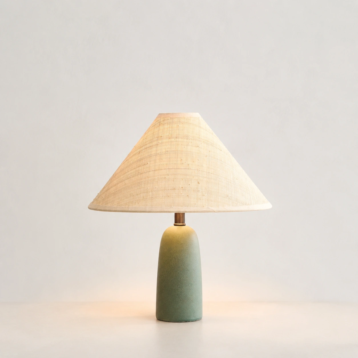 Green / 13 in Pierre table lamp