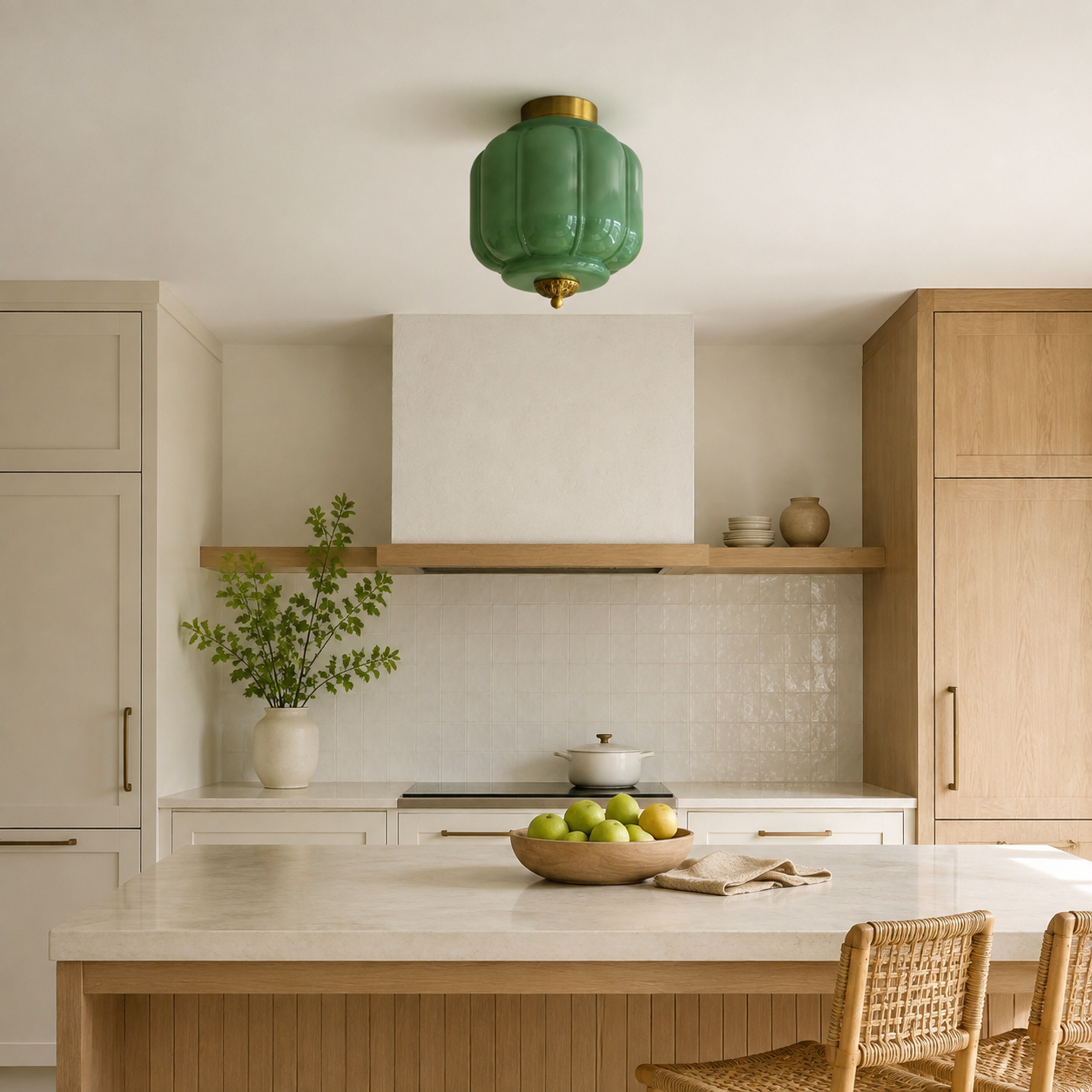 scene kitchen green