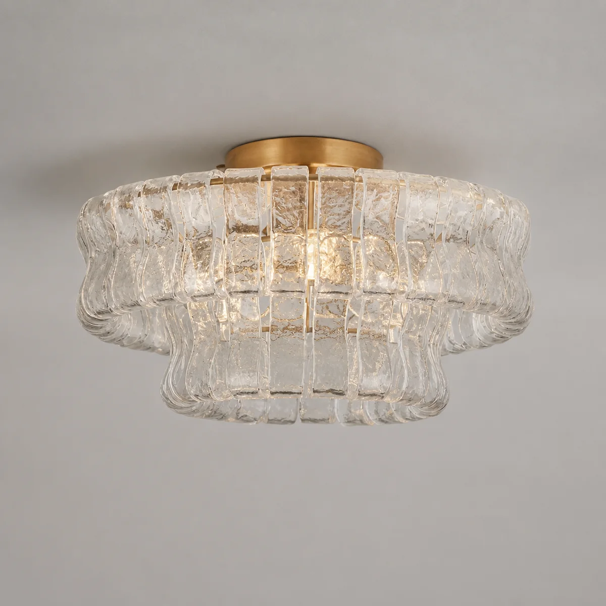 Jasber Ceiling Light - sku-brass-clear