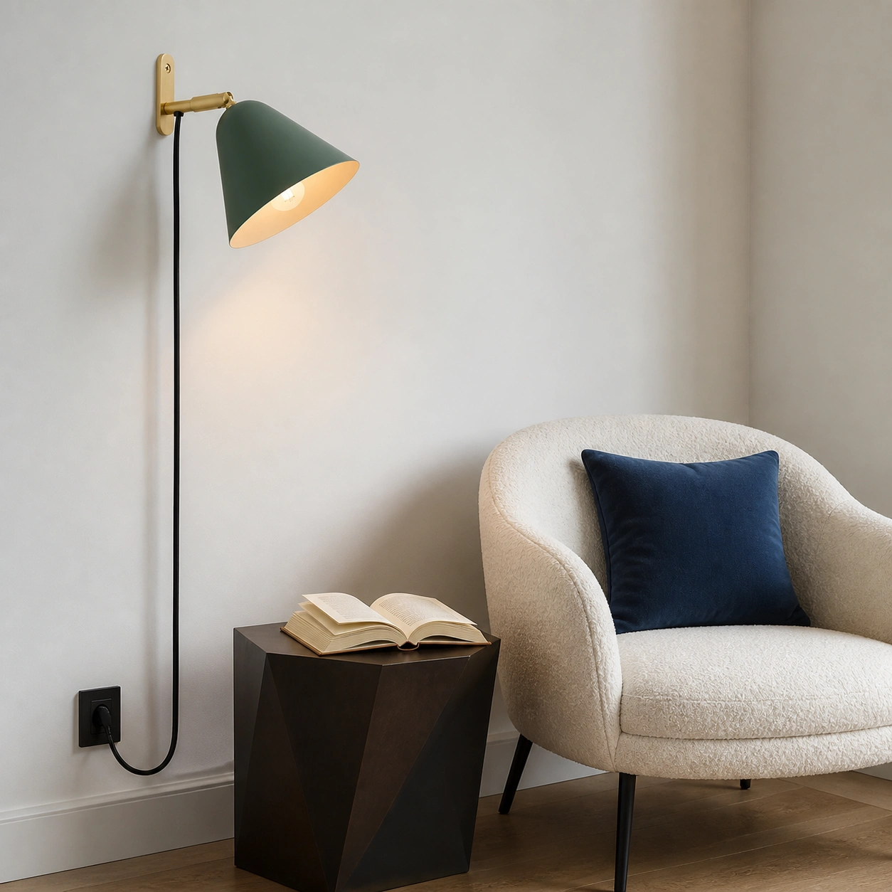 reading corner eucalyptus upturned switched on