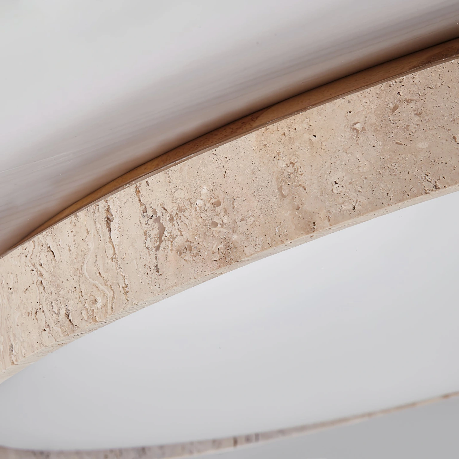 Natural travertine detail