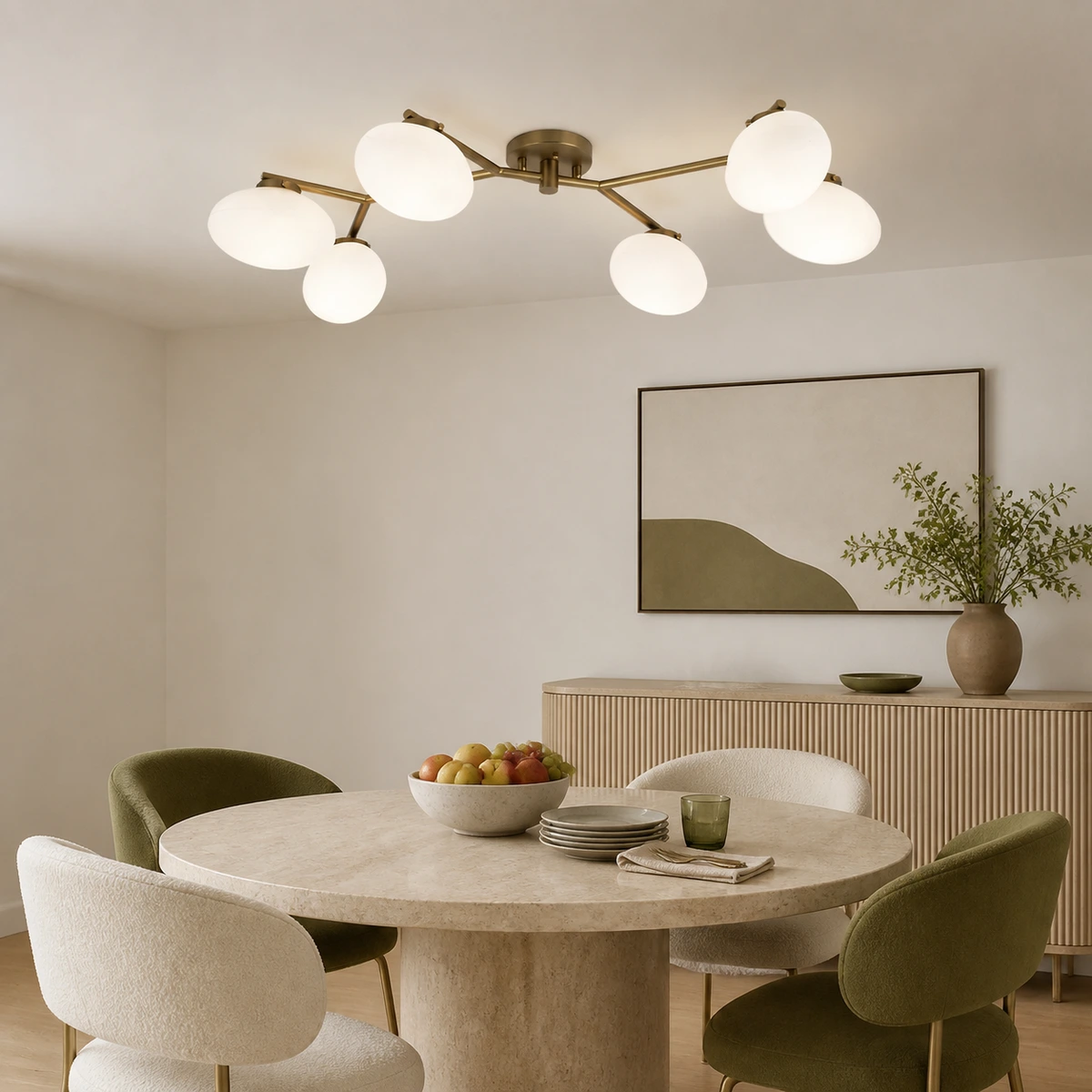 Contemporary 6 Light Branch Frosted Glass Linear Semi Flush Mount Light (1).webp__PID:b10c9246-3a96-4723-b6f6-5dbeabe0d063