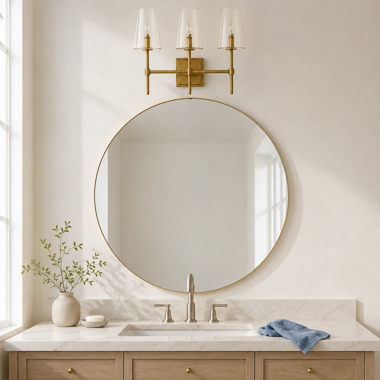 Yve Modern Glass Wall Sconce medium-close