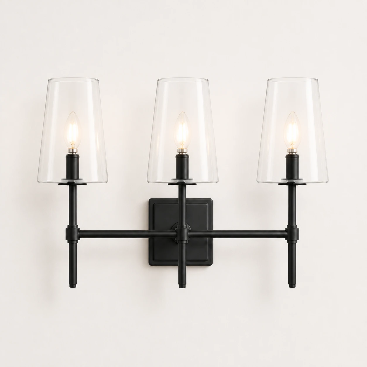 Yve Modern Glass Wall Sconce sku