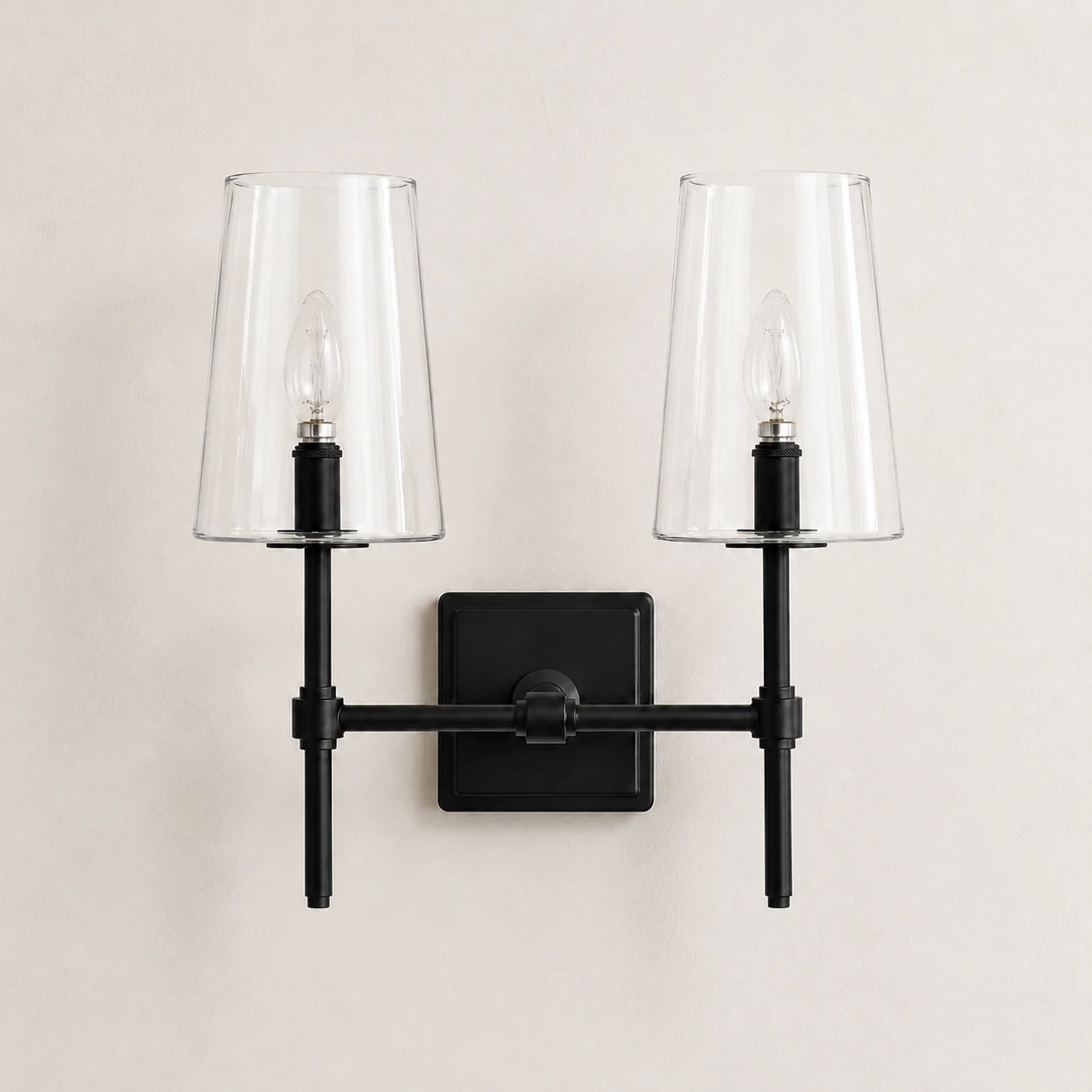 Yve Modern Glass Wall Sconce sku