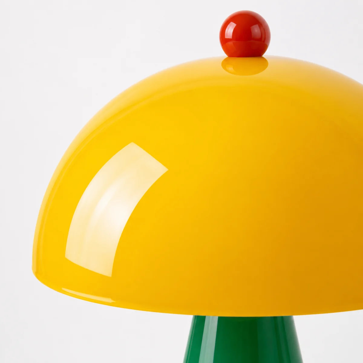 Close detail of Elodie rounded glass shade