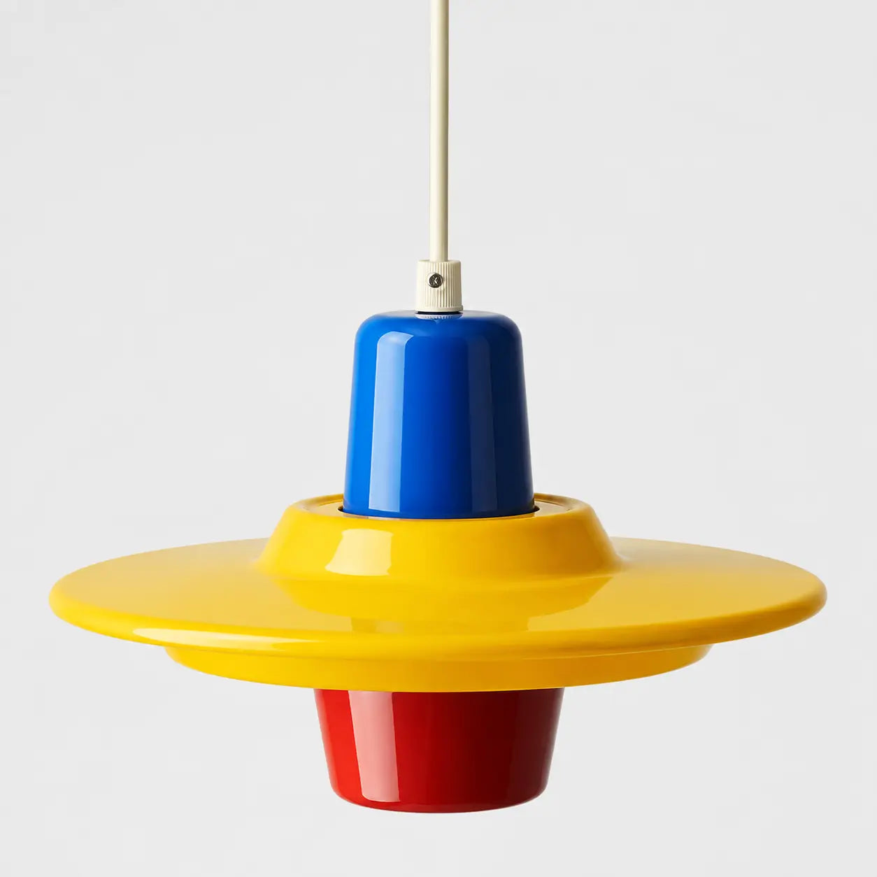 Nerola Memphis Colorblock Metal Pendant Light construction detail