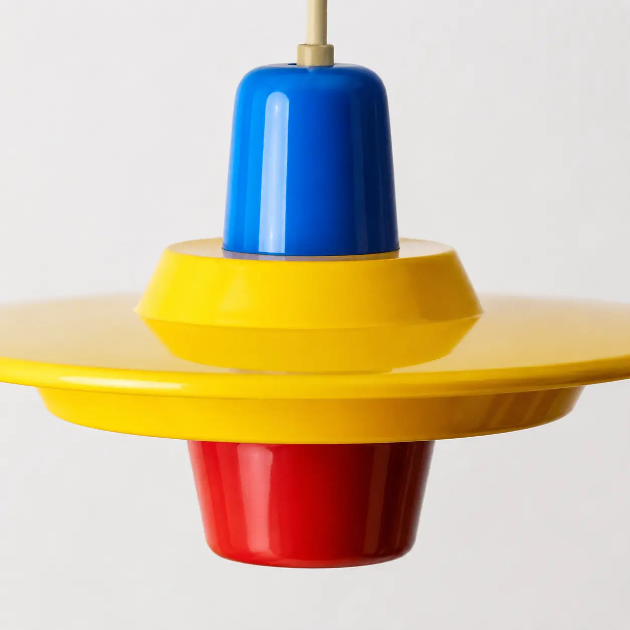 Nerola Memphis Colorblock Metal Pendant Light construction detail