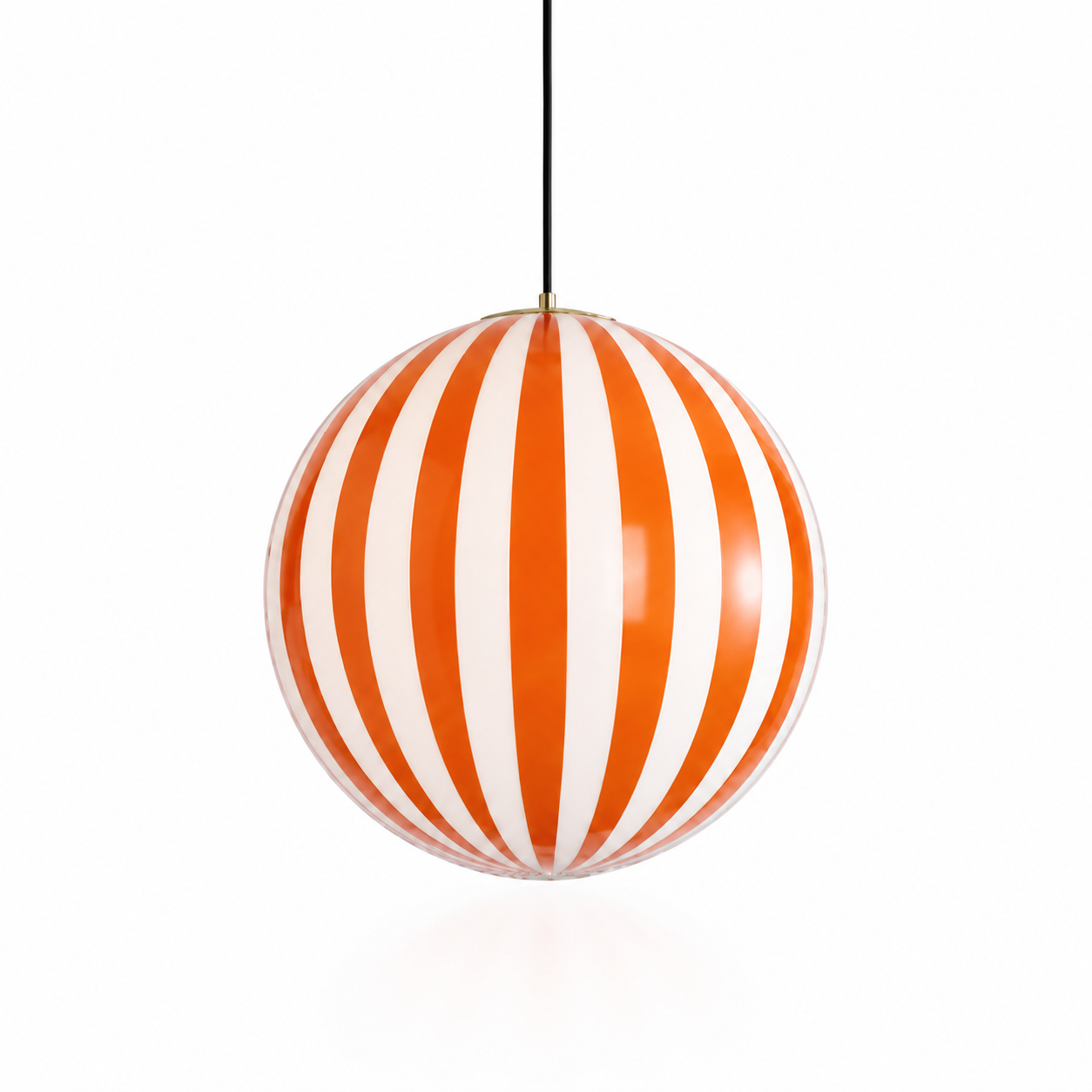 Orange striped globe