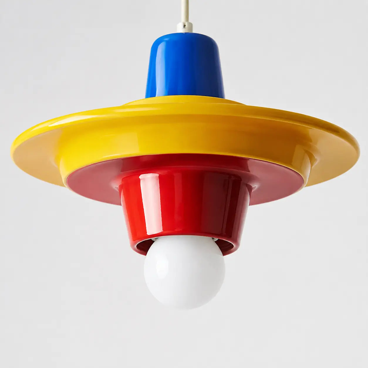 Nerola Memphis Colorblock Metal Pendant Light construction detail
