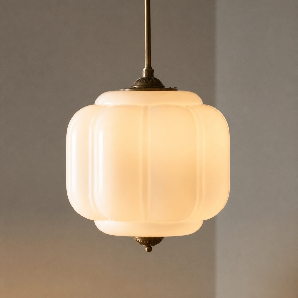 detail milk glass