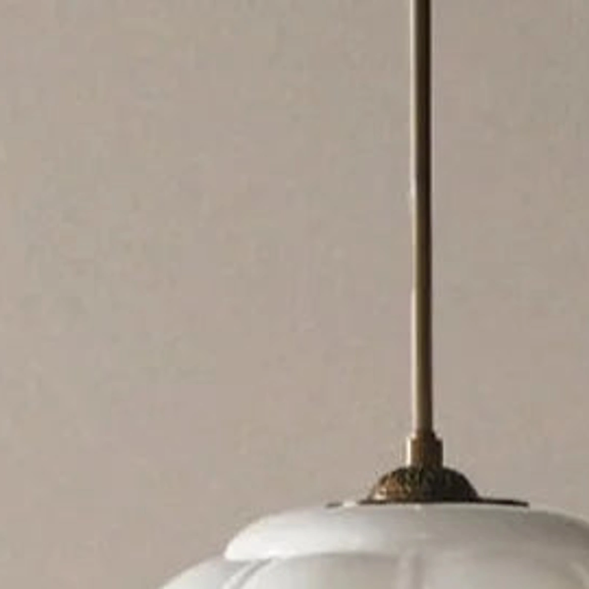 Original smooth suspension rod and simple top fitting