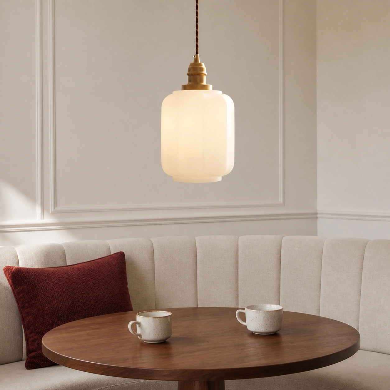 Thoosa pendant in a modern light-luxury interior