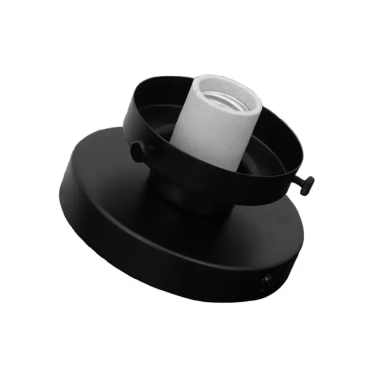 Exact matte black mount construction